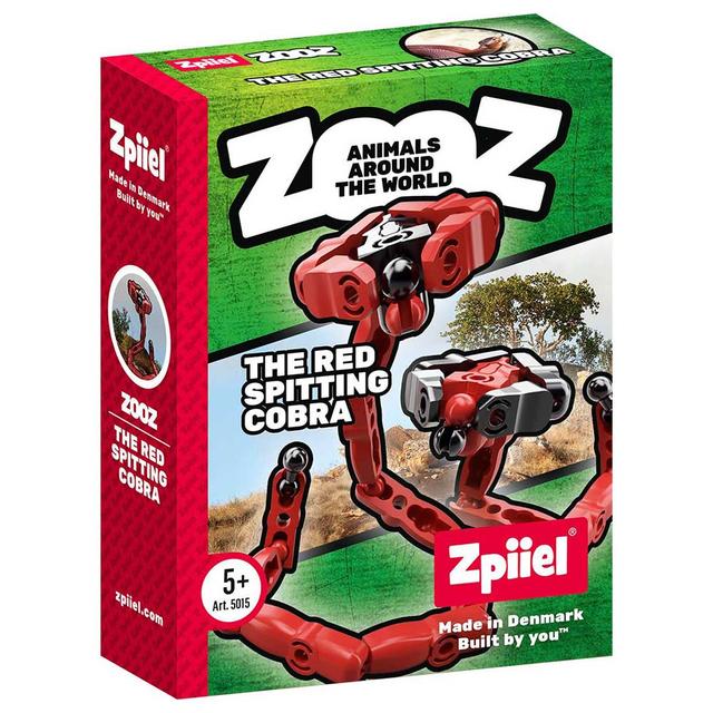 Zpiiel - Zooz The Spitting Cobra Building Set 31pcs - Red