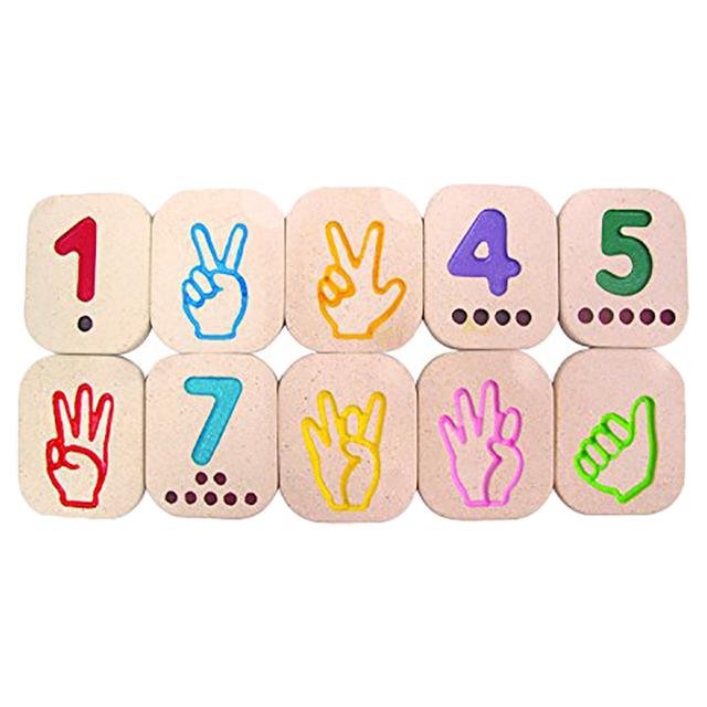 Plan Toys - Hand Sign Numbers 1-10