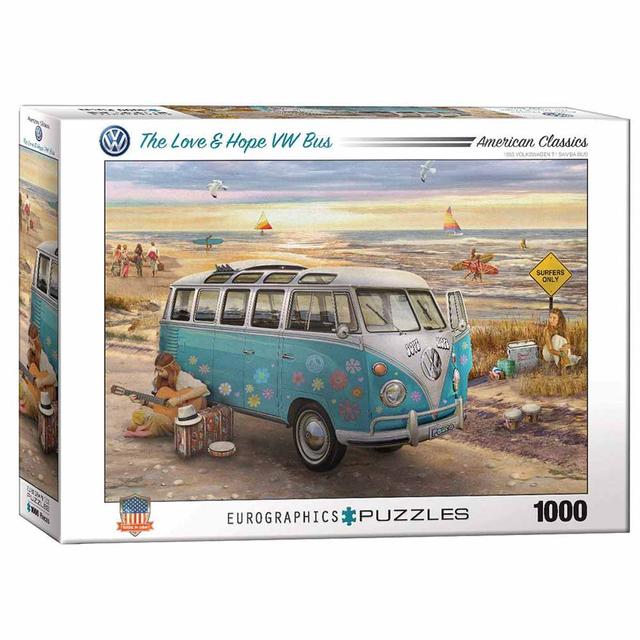 EuroGraphics Toys - The Love & Hope VW Bus Puzzle