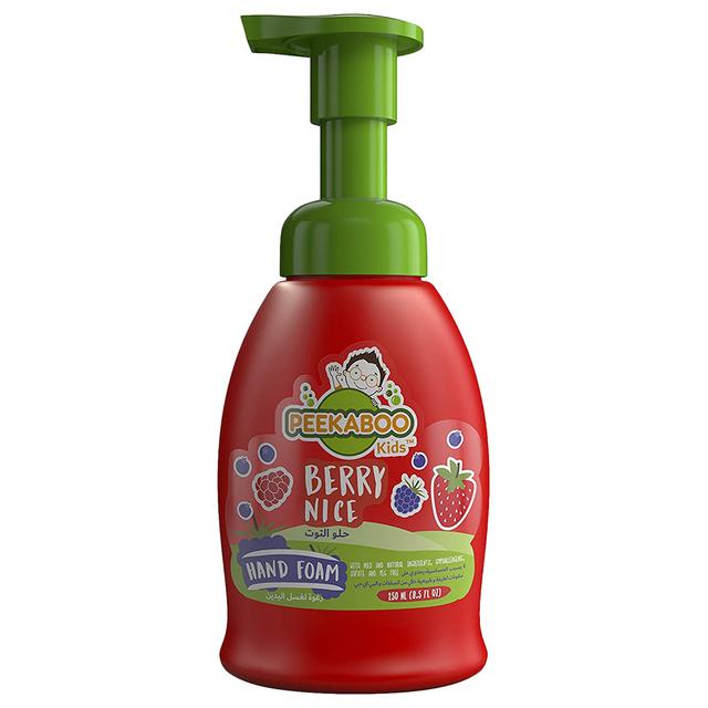 Peekaboo - Kids Hand Mousse 250ml Foam 4 Fun - Berry Nice