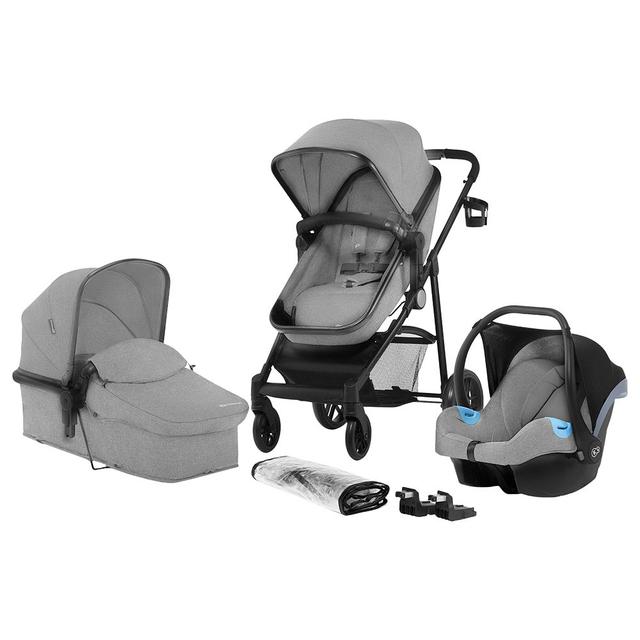 Kinderkraft - Juli 3-in-1 Travel System - Grey