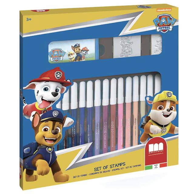 MultiPrint - Paw Patrol - 18 Markers & Stamps