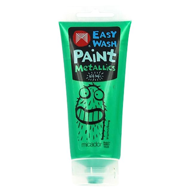 Micador - Jr Easy Wash Paint 120ml - Metallic Green