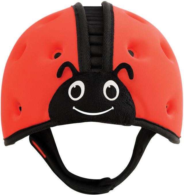 SafeheadBABY - Soft Protective Headgear - Ladybird Red