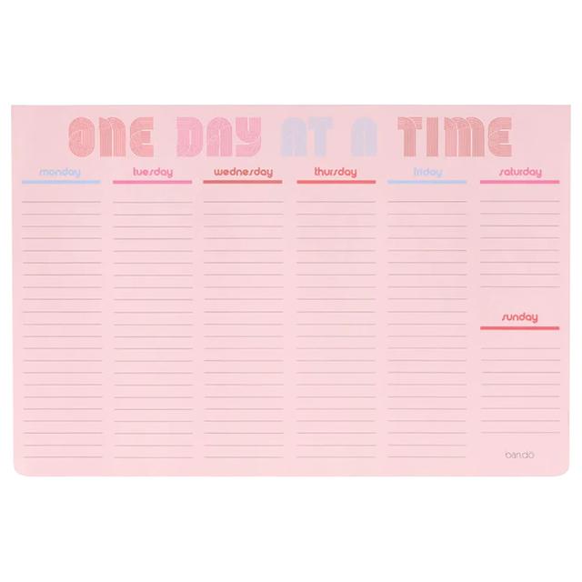 Ban.do - One Day At A Time Week to Week Desk Pad