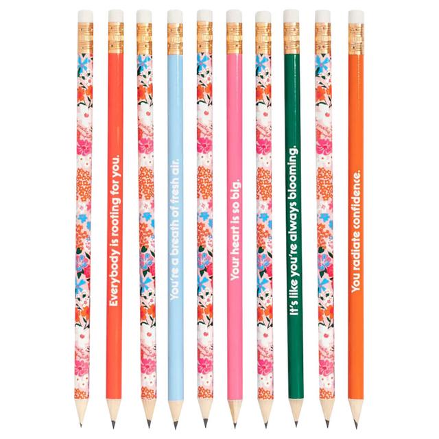 Ban.do - Secret Garden/Compliments Write On Pencil 10pc-Set