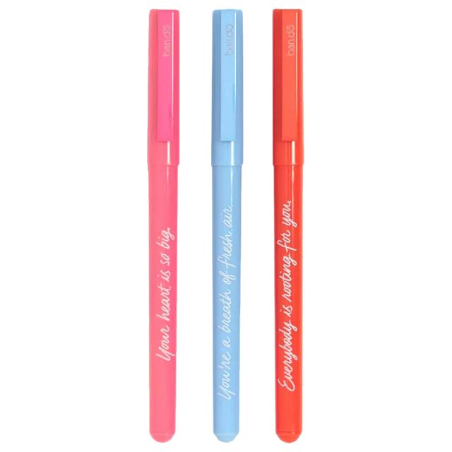 Ban.do - Breath Of Fresh Air Write on Pen 3pc-Set