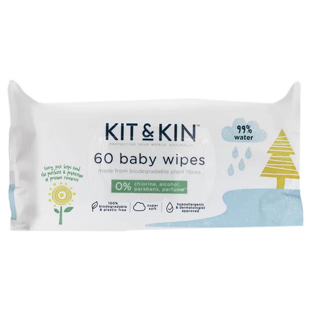 Kit & Kin - Eco Baby Wipes - 60pcs