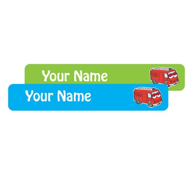 Ladybug - School Labels Fire Engine - Pack of 132