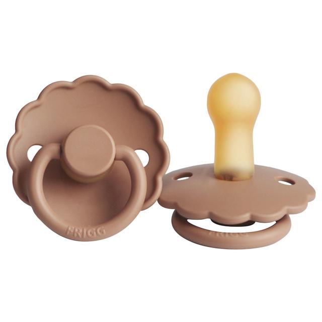 FRIGG - Daisy Latex Pacifier 6-18M S2 - Peach Bronze