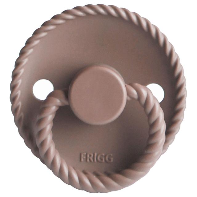 Frigg - Rope Silicone Pacifier 6-18M S2 - Sepia