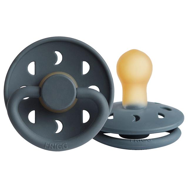 FRIGG - Moon Phase Latex Pacifier 0-6M S1 - Slate