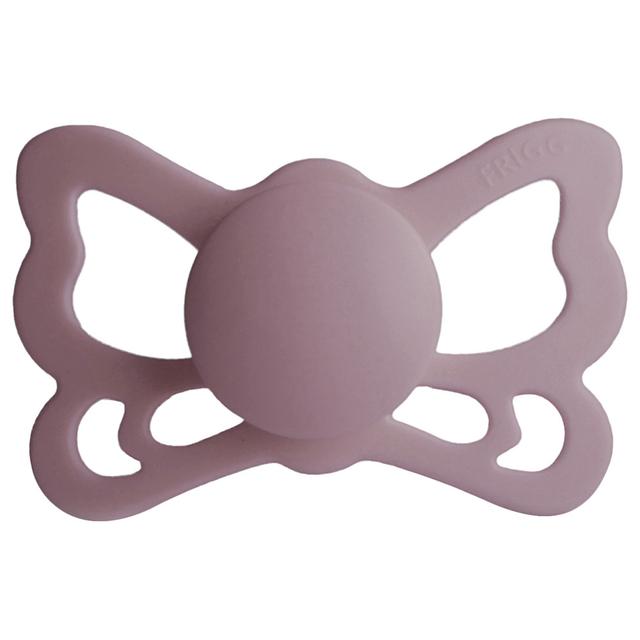 Frigg - Butterfly Anatomical Silicone Pacifier 6-18M S2 - Twilight Mauve