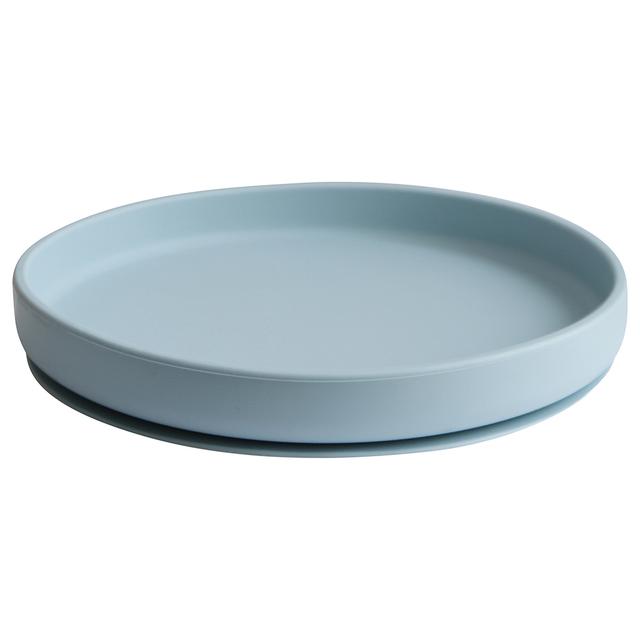 Mushie - Classic Silicone Suction Plate - Powder Blue