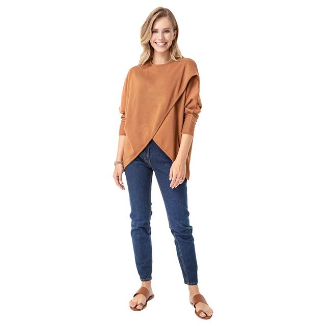 Accouchee - Loose Knitwear Pregnancy/Breastfeeding - Toffee