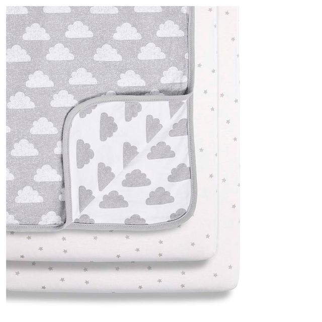 Snuz - SnuzPod Crib Bedding 3pc-Set - Cloud Nine