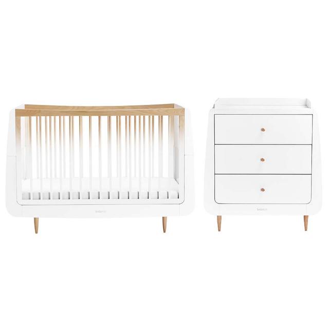 Snuz - Kot Skandi Baby Nursery Wood Furniture 2pc-Set - Ombre