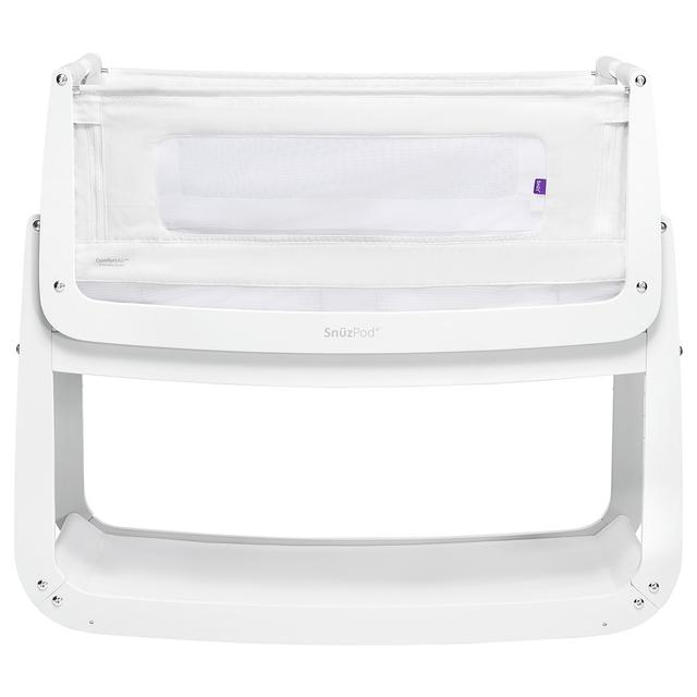 Snuz - SnuzPod 4 Bedside Wooden Crib - White