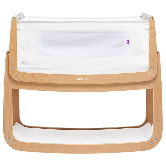 Snuz - SnuzPod 4 Bedside Wooden Crib - Natural