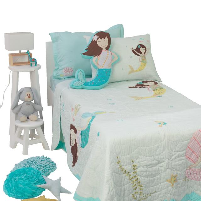 Little West Street - Kids Magical Mermaids 5-Pcs Bedding Set