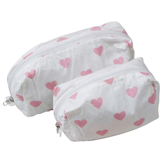 Little West Street - Hearts Travel Pouch Set