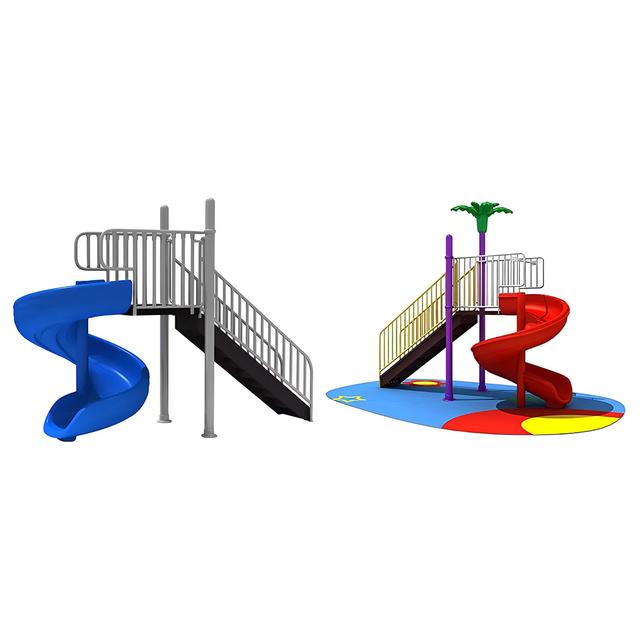 Myts - Outdoor Spiral Kids Slide - Assorted