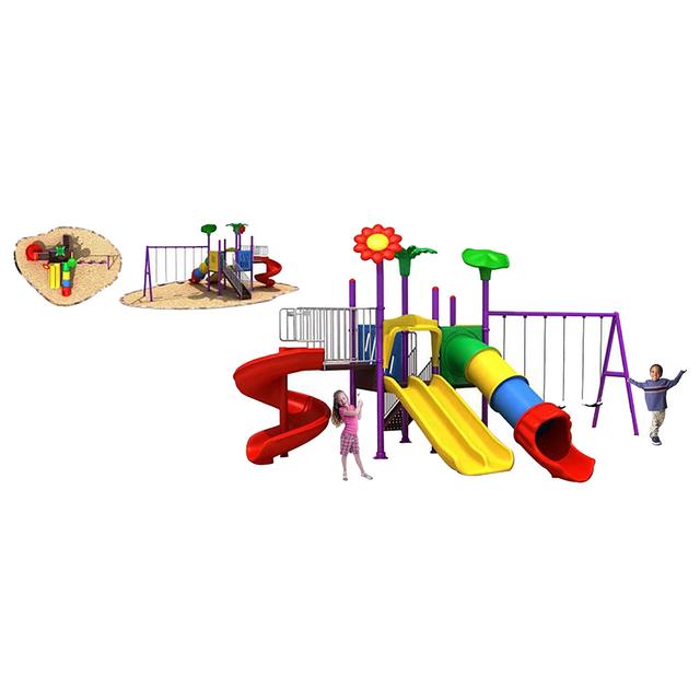 Myts - Mega Garden Dual And Single Slides And Swings