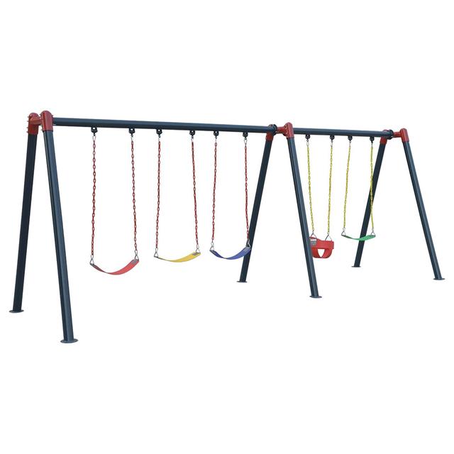 Myts - Mega Recreational Kids Metal Swing Set