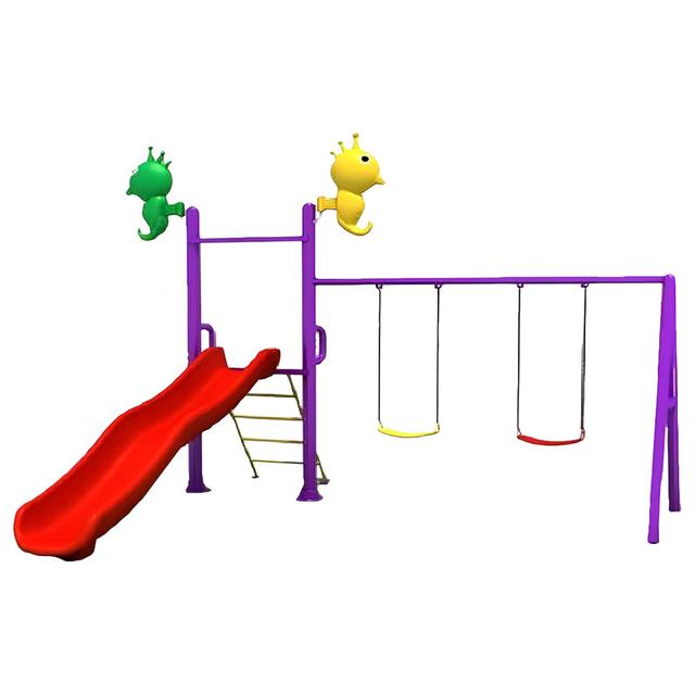 Myts - Outdoor Playcentre w/ Slide & 2 Swings - Small