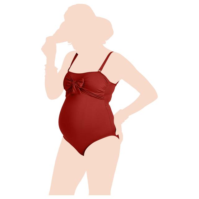 Mums & Bumps - PezDor Ibiza Burgundy Maternity Swimsuit