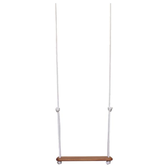 Solvej - Wooden Board Swing - White Rope