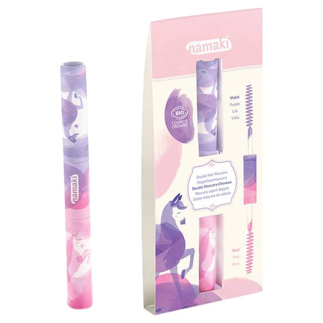 Namaki - Organic Hair Mascara Double Tip - Pink/Purple