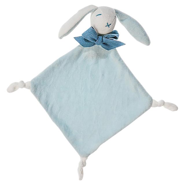 Maud N Lil - Organic Dou Dou Bunny - White/Blue