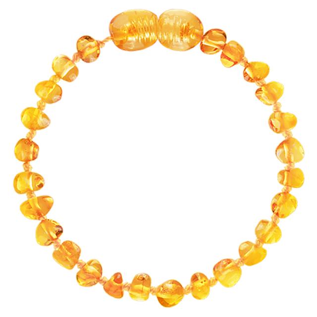 Made by Nature - Premium Amber Baby Teething Bracelet - Honey