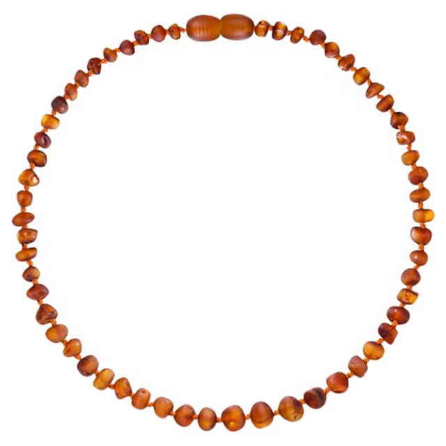 Made by Nature - Premium Amber Baby Teething Necklace - Caramel Raw