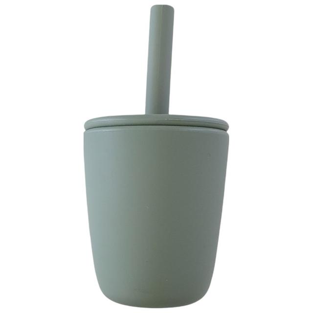 Dove and Dovelet - Silicone Cup with Straw Lid - Sage