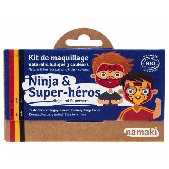 Namaki - Organic Face Paint kit Ninja Superhero