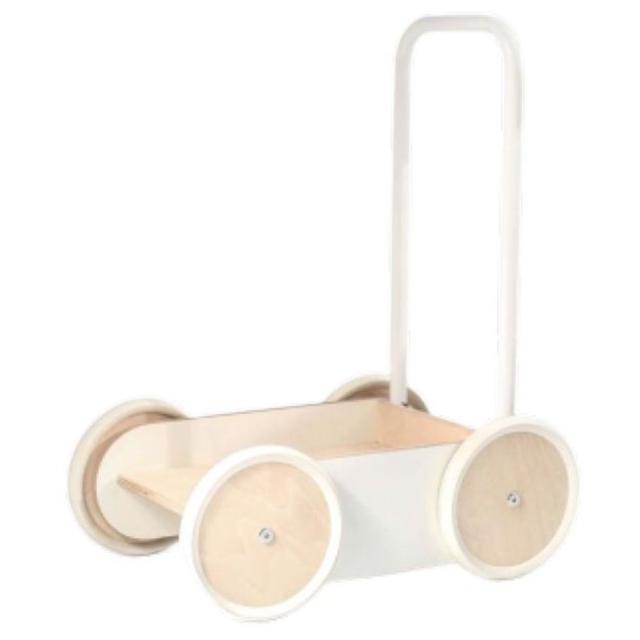 Ooh Noo - Wooden Baby Walker - White