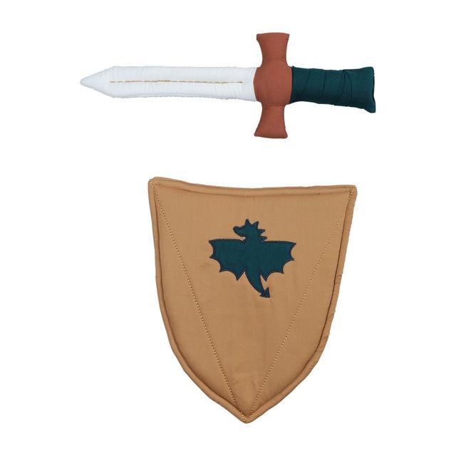 Fabelab - Organic Cotton Shield & Sword Costume - Beige