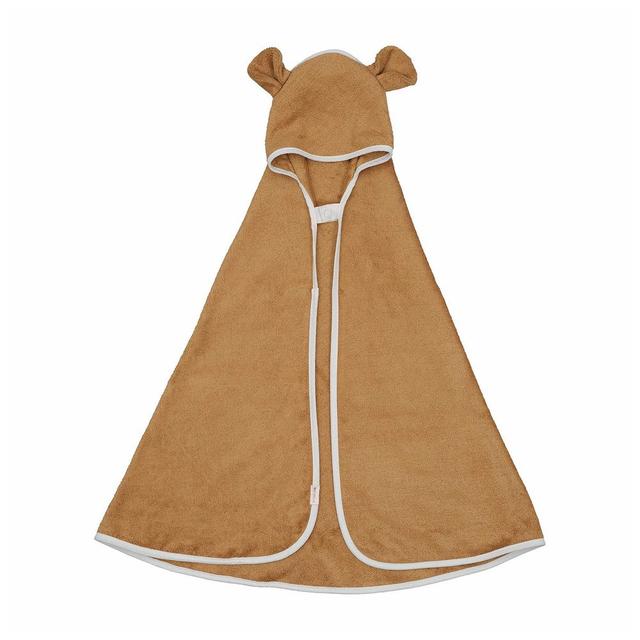 Fabelab - Organic Bear Hooded Baby Towel - Ochre