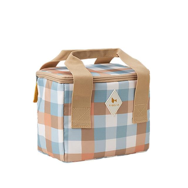 Fabelab - Eco Lunch Cooler Bag - Cottage Blue Checks