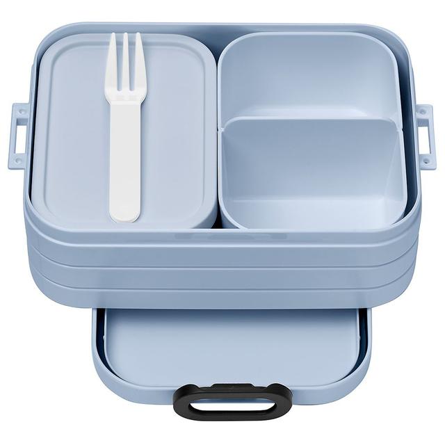 Mepal - Take A Break Midi Bento Lunch Box W/ Fork - Nordic Blue