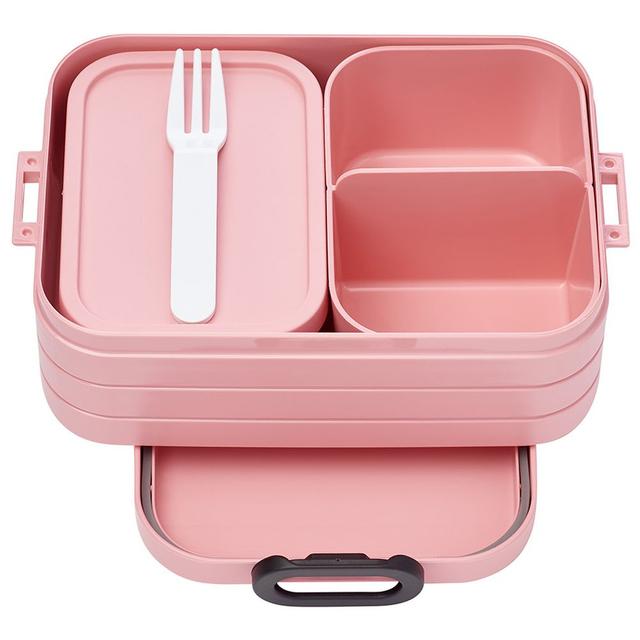 Mepal - Take A Break Midi Bento Lunch Box W/ Fork - Nordic Pink