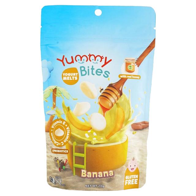 Yummy Bites - Yogurt Melts Banana Honey Flavor - 20g