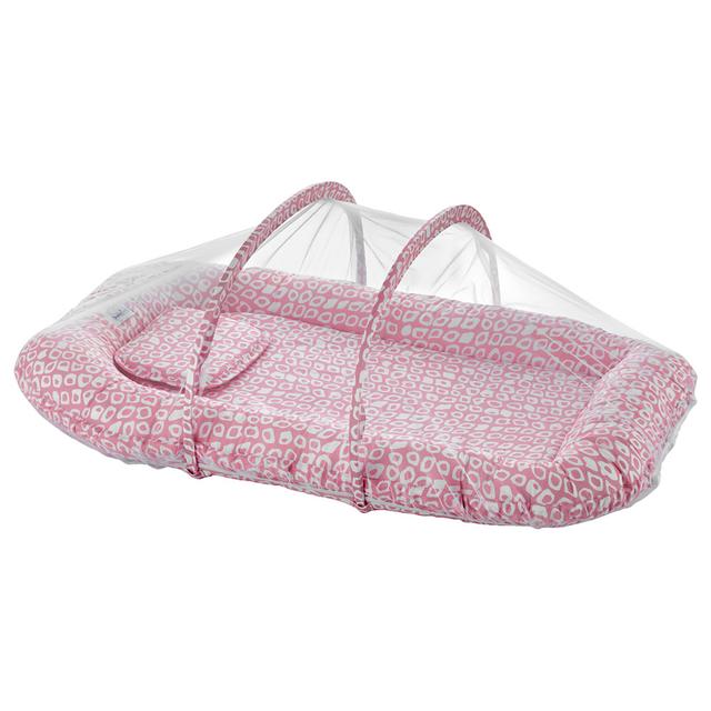 Babyjem - Sleeping Pad w/ Mosquito Net - Pink