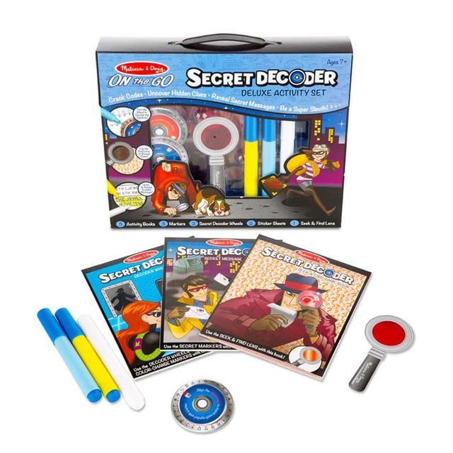 Melissa & Doug - Secret Decoder Deluxe Activity Set - ON the GO