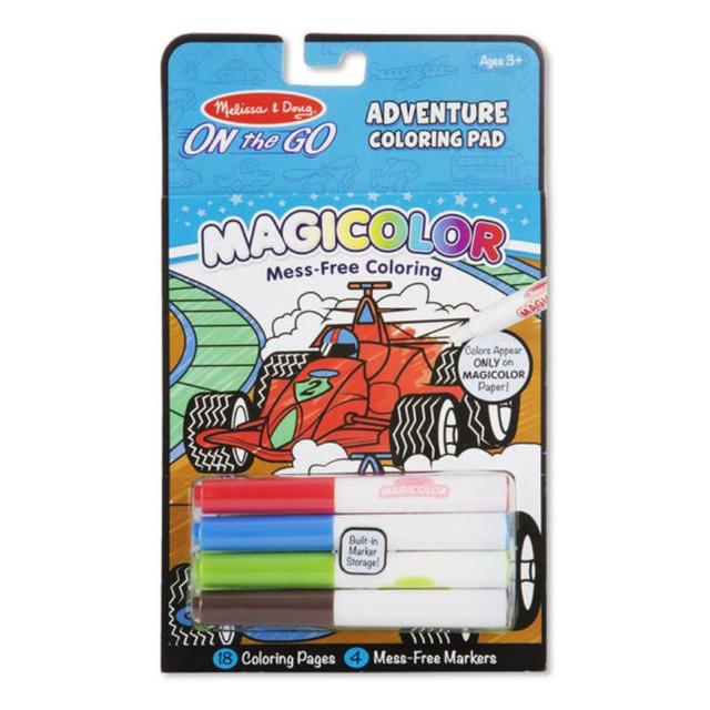 Melissa & Doug - On the Go - Games & Adventure Coloring Pad