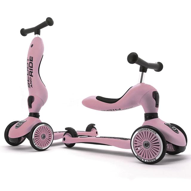 Scoot & Ride - 2-in-1 Scooter Highwaykick 1 - Rose