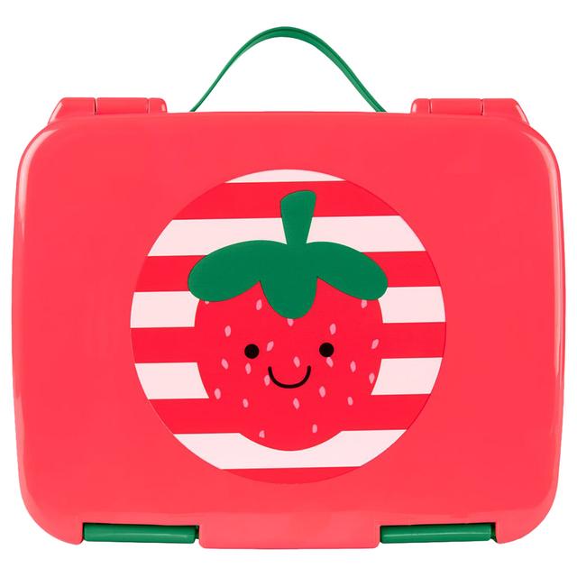 Skiphop - 2-4 Compartments Spark Style Bento Box - Strawberry