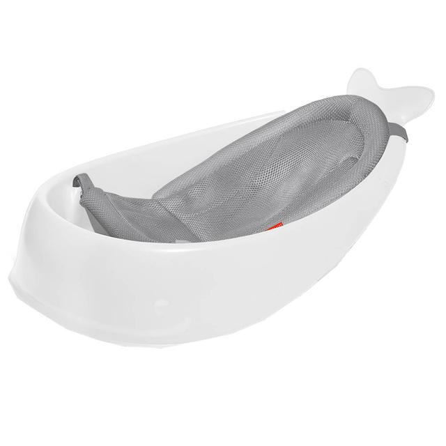 SkipHop - Moby Smart Sling 3-Stage Baby Bath Tub - White